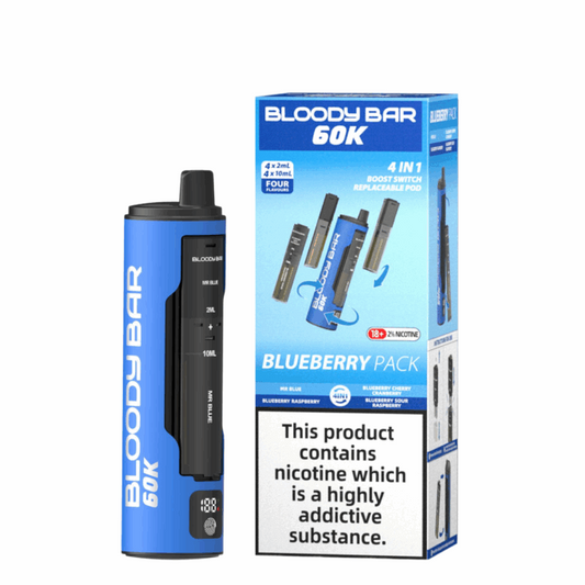 Bloody Bar 60K 4 in 1 Prefilled Pod Vape Kit