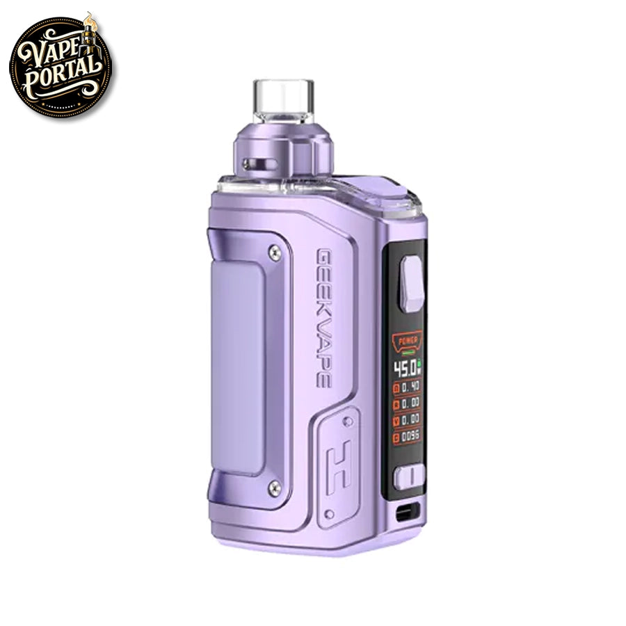 Geek Vape Aegis Hero 2 (H45) Vape Kit Crystal Purple