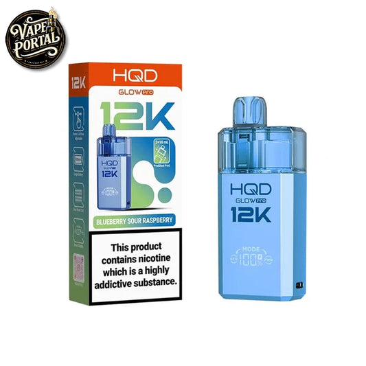 HQD Glow Pro 12K Replacement Pod Kit Blueberry Sour Raspberry