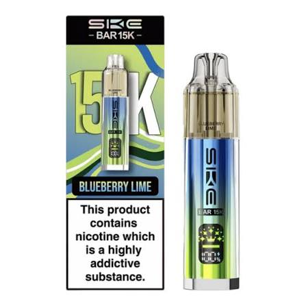 SKE Bar 15K Puffs Prefilled Pod Kit Blueberry Lime