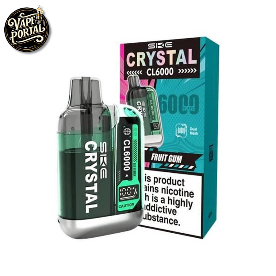 SKE Crystal CL6000 Prefilled Vape Kit Fruit Gum