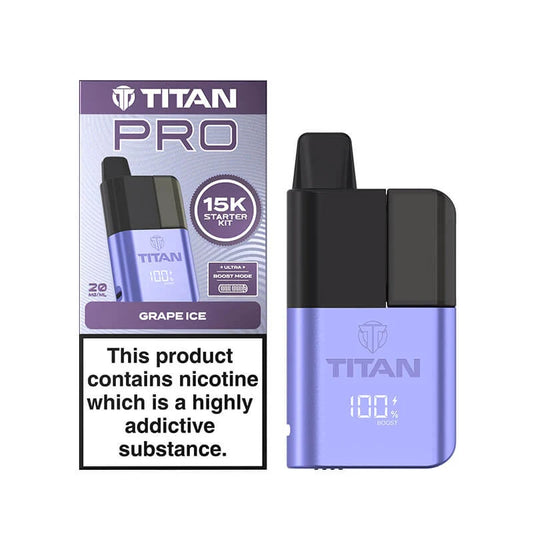 Titan Pro 15K Prefilled Pod Kit Grape Ice