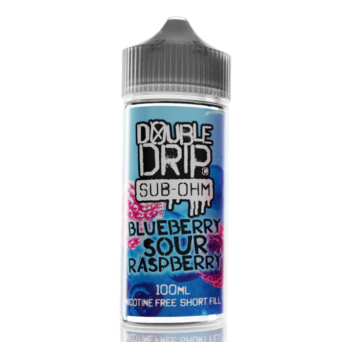 Double Drip Blueberry Sour Raspberry 100ml Shortfill E-liquid