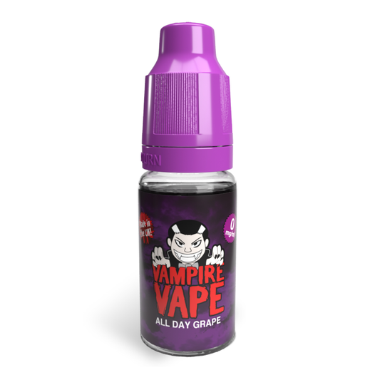 All Day Grape Freebase Vape Juice 10ml | Vampire Vape
