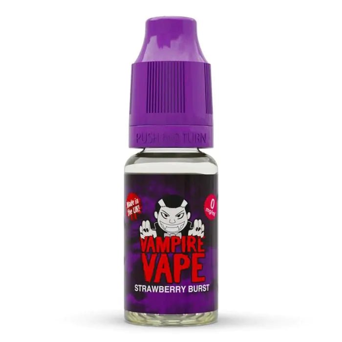 Strawberry Burst Freebase Vape Juice 10ml | Vampire Vape