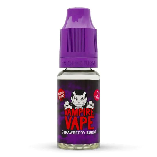 Strawberry Burst Freebase Vape Juice 10ml | Vampire Vape