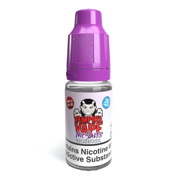 Ice Menthol Nic Salt Vape Juice 10ml | Vampire Vape