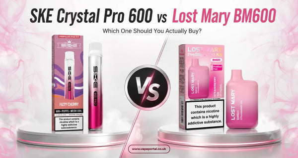 SKE Crystal Pro 600 vs Lost Mary BM600: Which One Should You Actually Buy?