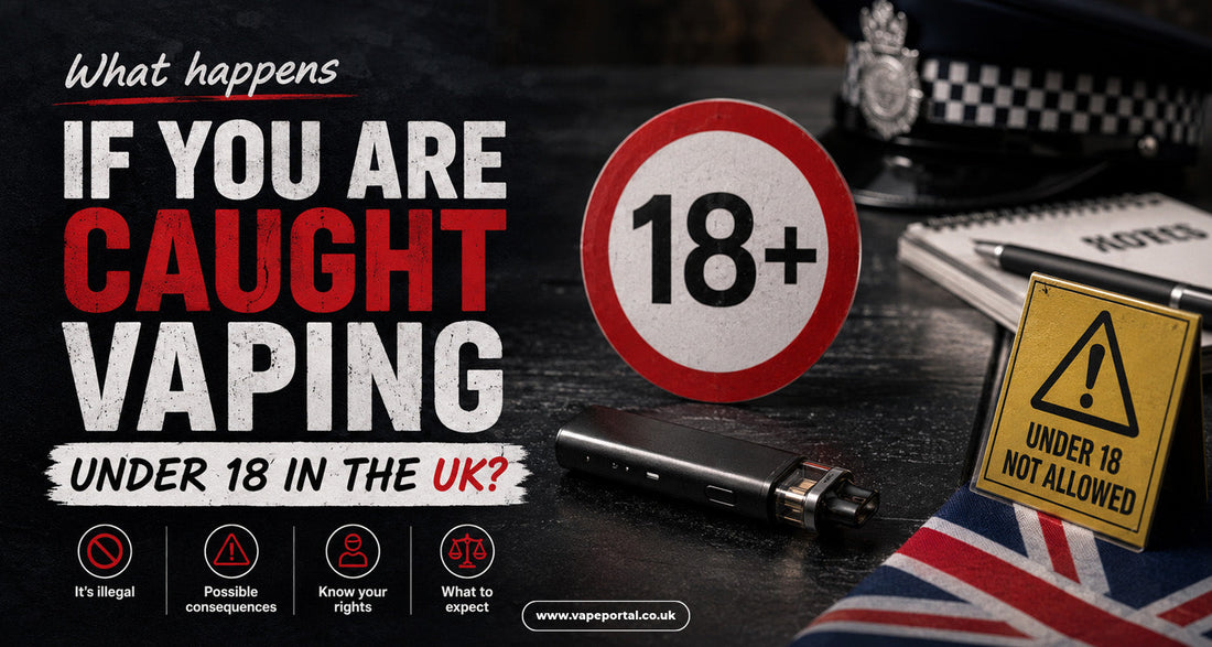 Guide on What happens if you are caught vaping under 18 in the UK