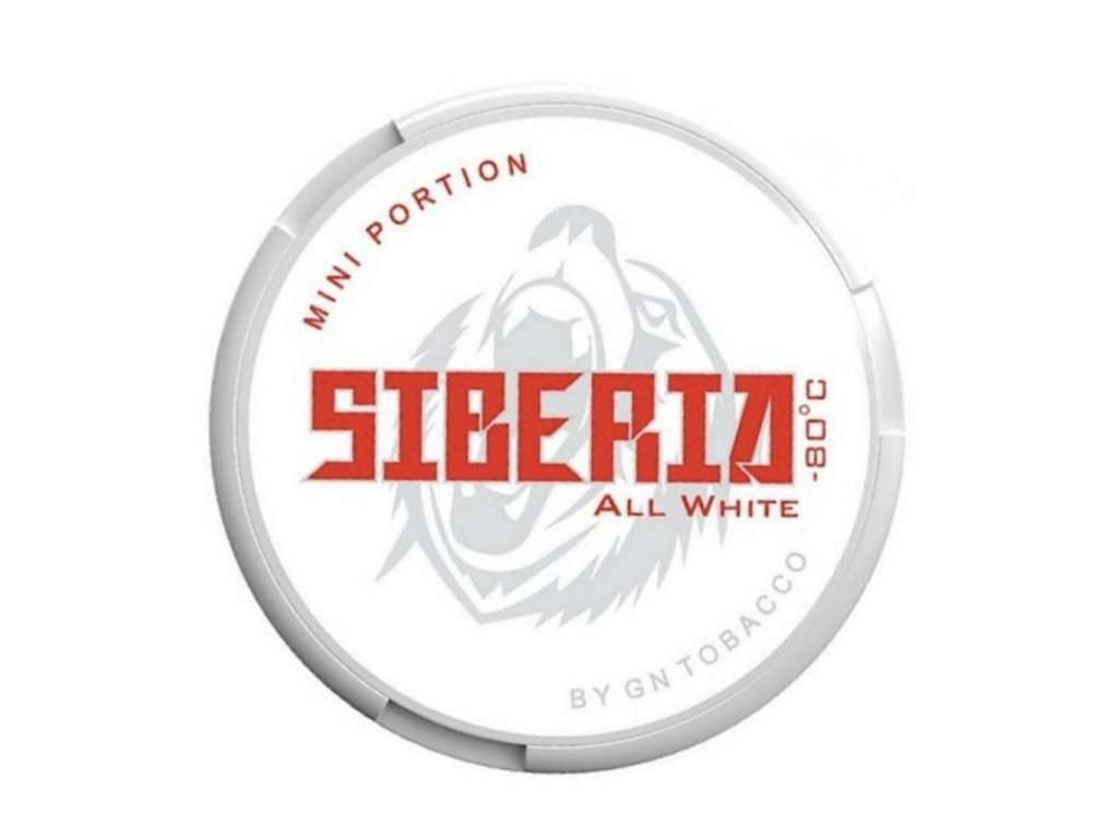 Siberia Mini SNUS All White 33mg (Nicotine Pouches)