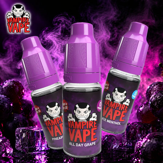 All Day Grape Freebase Vape Juice 10ml | Vampire Vape