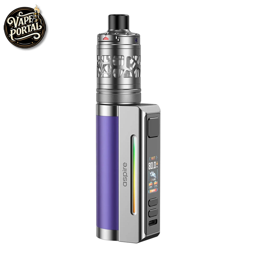 Aspire Zelos M80 Kit Purple Silver