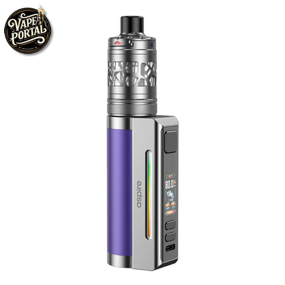 Aspire Zelos M80 Kit Purple Silver
