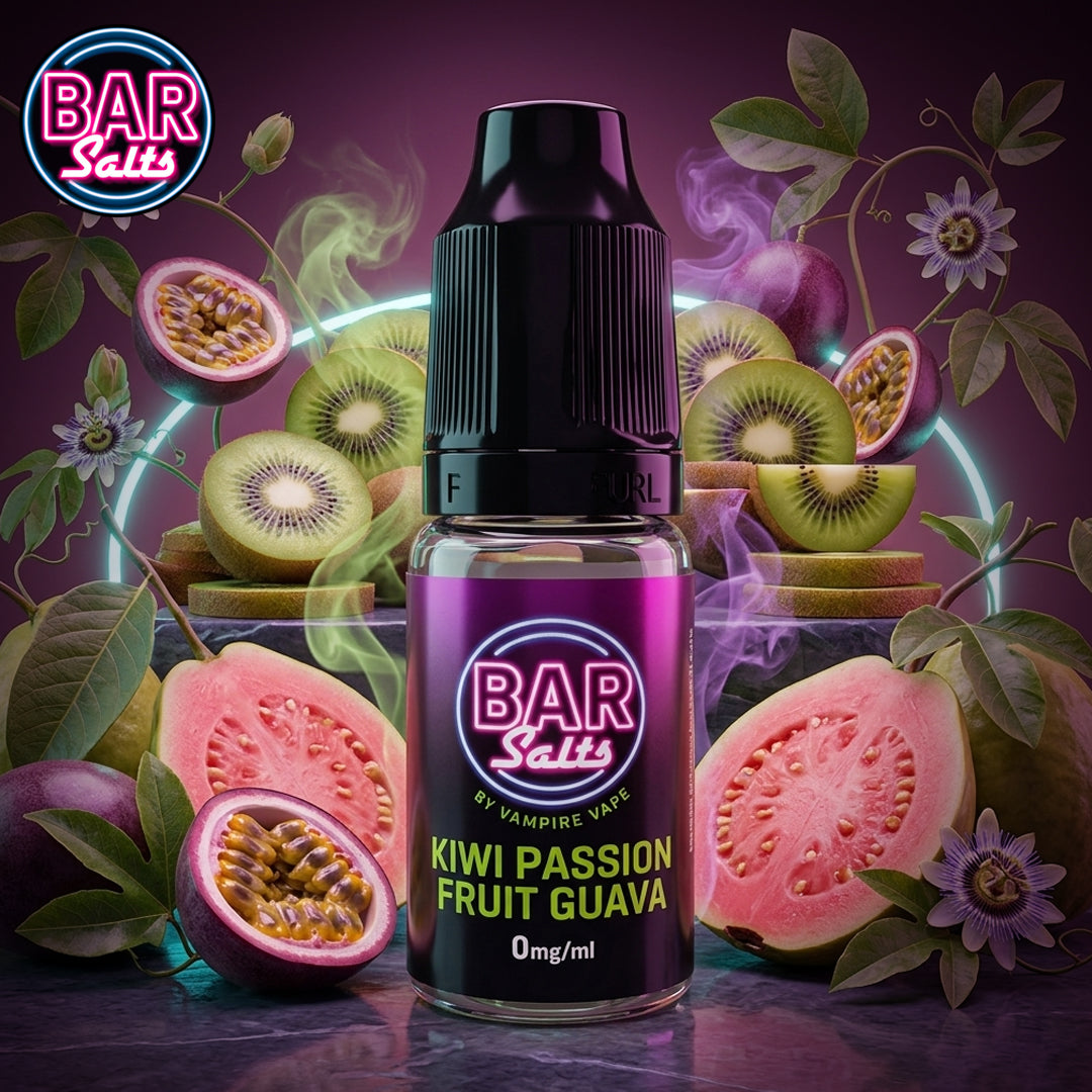 Vampire Vape Bar Salts Kiwi Passion Fruit Guava 10ml E-liquid