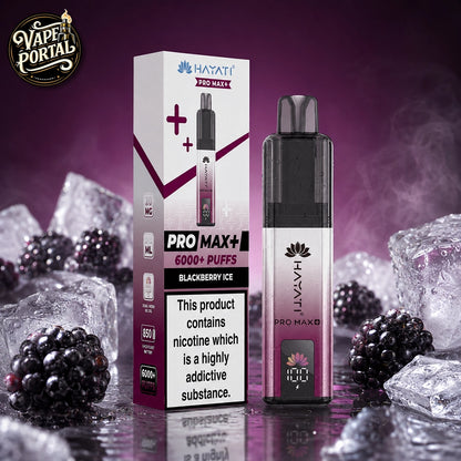 Hayati Pro Max+ 6000 Puffs Blackberry Ice