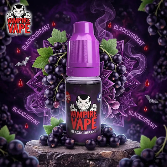 Blackcurrant Freebase Vape Juice 10ml | Vampire Vape