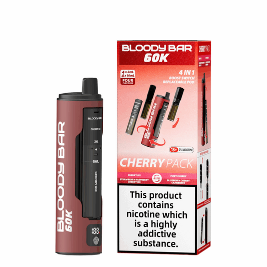 Bloody Bar 60K 4 in 1 Prefilled Pod Vape Kit
