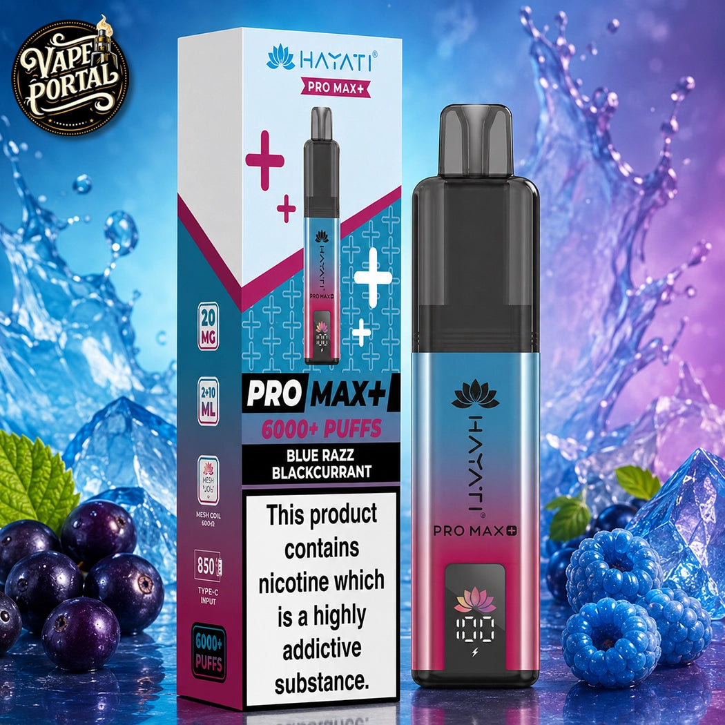 Hayati Pro Max+ 6000 Puffs Blue Razz Blackcurrant