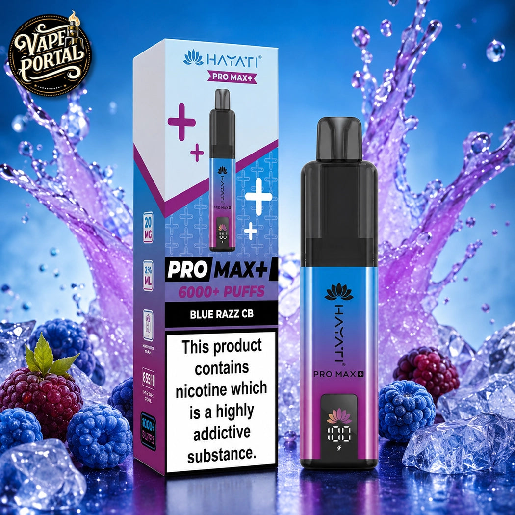 Hayati Pro Max+ 6000 Puffs Blue Razz GB