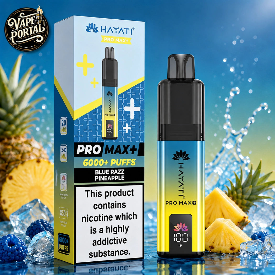 Hayati Pro Max+ 6000 Puffs Blue Razz Pineapple