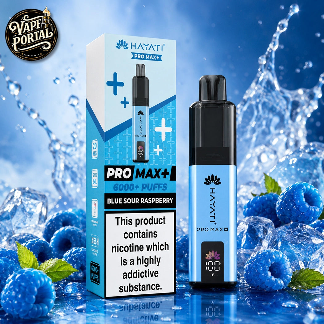 Hayati Pro Max+ 6000 Puffs Blue Sour Raspberry