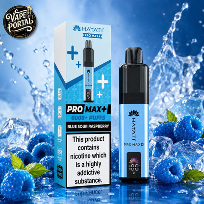 Hayati Pro Max+ 6000 Puffs Blue Sour Raspberry