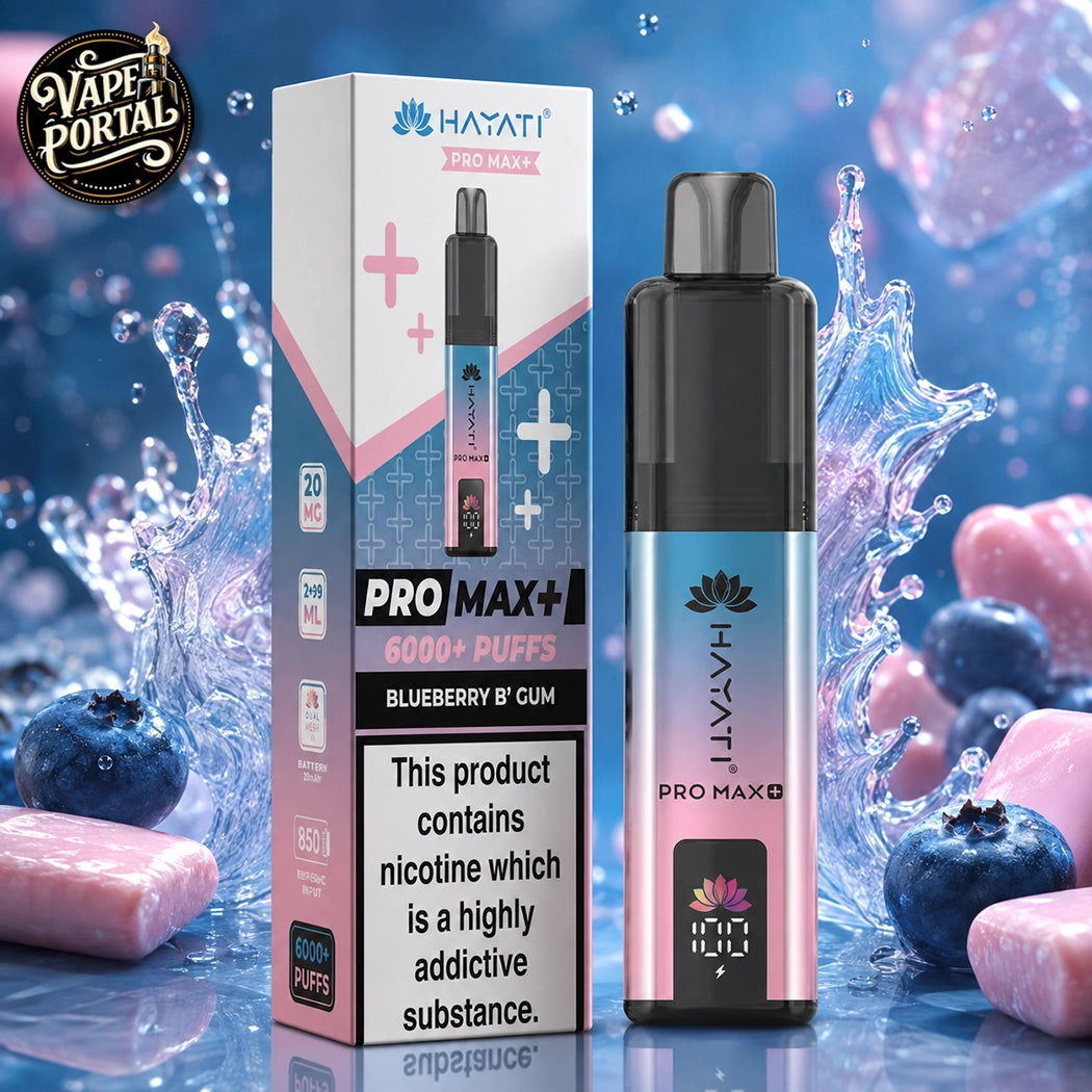 Hayati Pro Max+ 6000 Puffs Blueberry B Gum