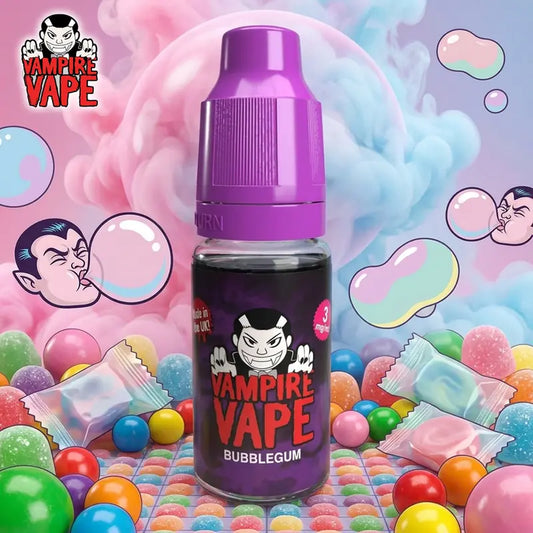Bubblegum Freebase Vape Juice 10ml | Vampire Vape