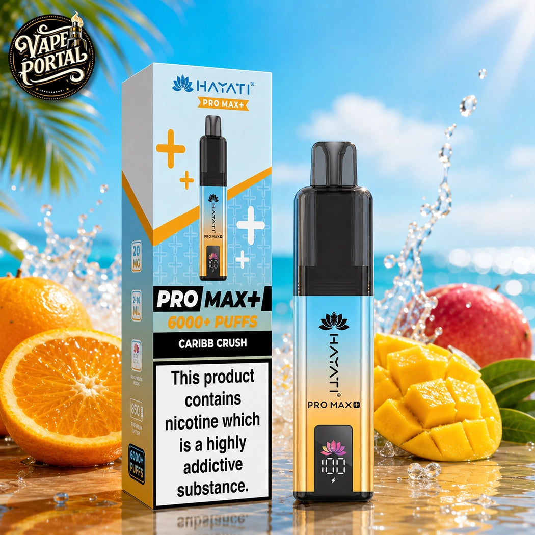 Hayati Pro Max+ 6000 Puffs Caribb Crush