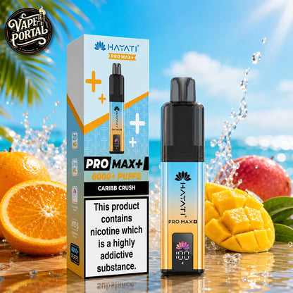 Hayati Pro Max+ 6000 Puffs Caribb Crush