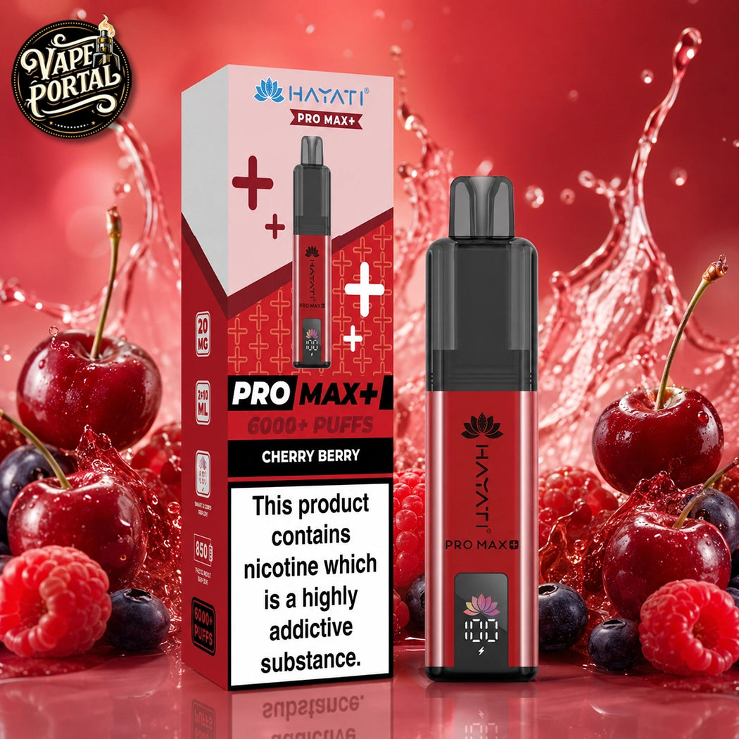 Hayati Pro Max+ 6000 Puffs Cherry Berry