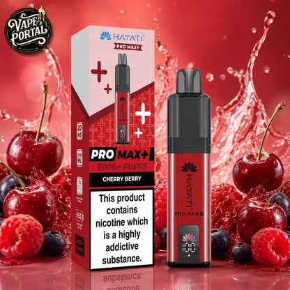 Hayati Pro Max+ 6000 Puffs Cherry Berry