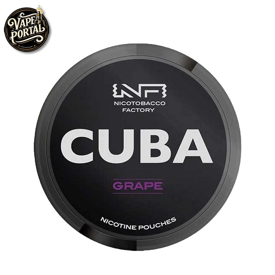 Cuba Black Snus 43 mg Nicotine Pouches Grape