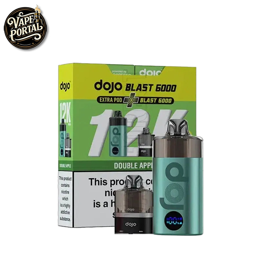 DOJO Blast 12K Bundle Prefilled Vape Kit Double Apple