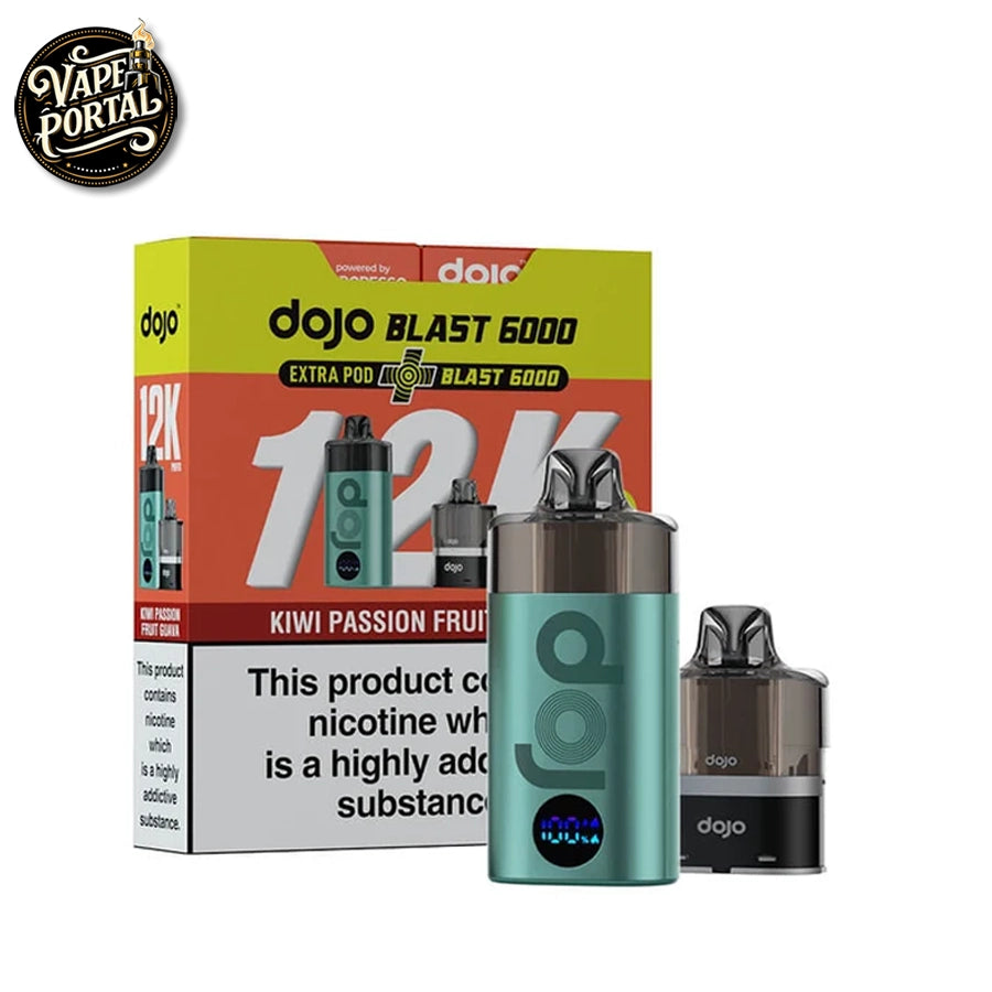 DOJO Blast 12K Bundle Prefilled Vape Kit Kiwi Passionfruit Guavaayer 3