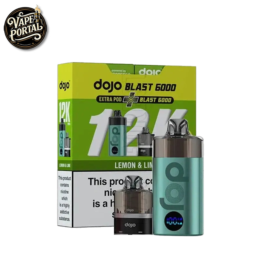 DOJO Blast 12K Bundle Prefilled Vape Kit Lemon & Lime