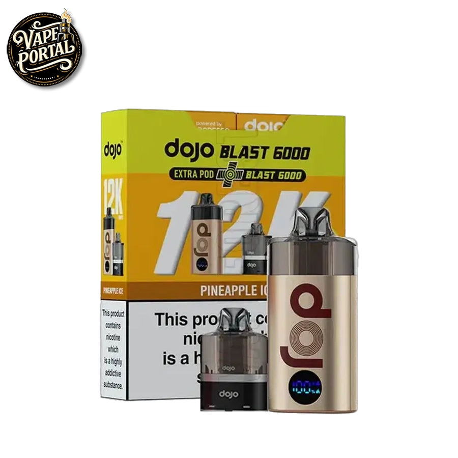 DOJO Blast 12K Bundle Prefilled Vape Kit Pineapple Ice