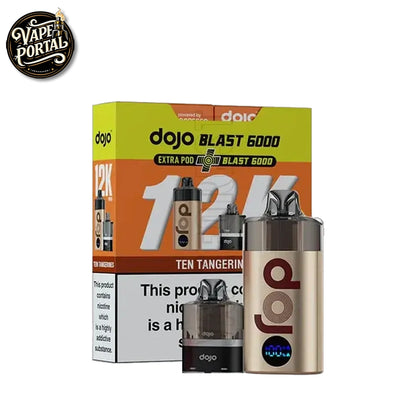 DOJO Blast 12K Bundle Prefilled Vape Kit Ten Tangerines