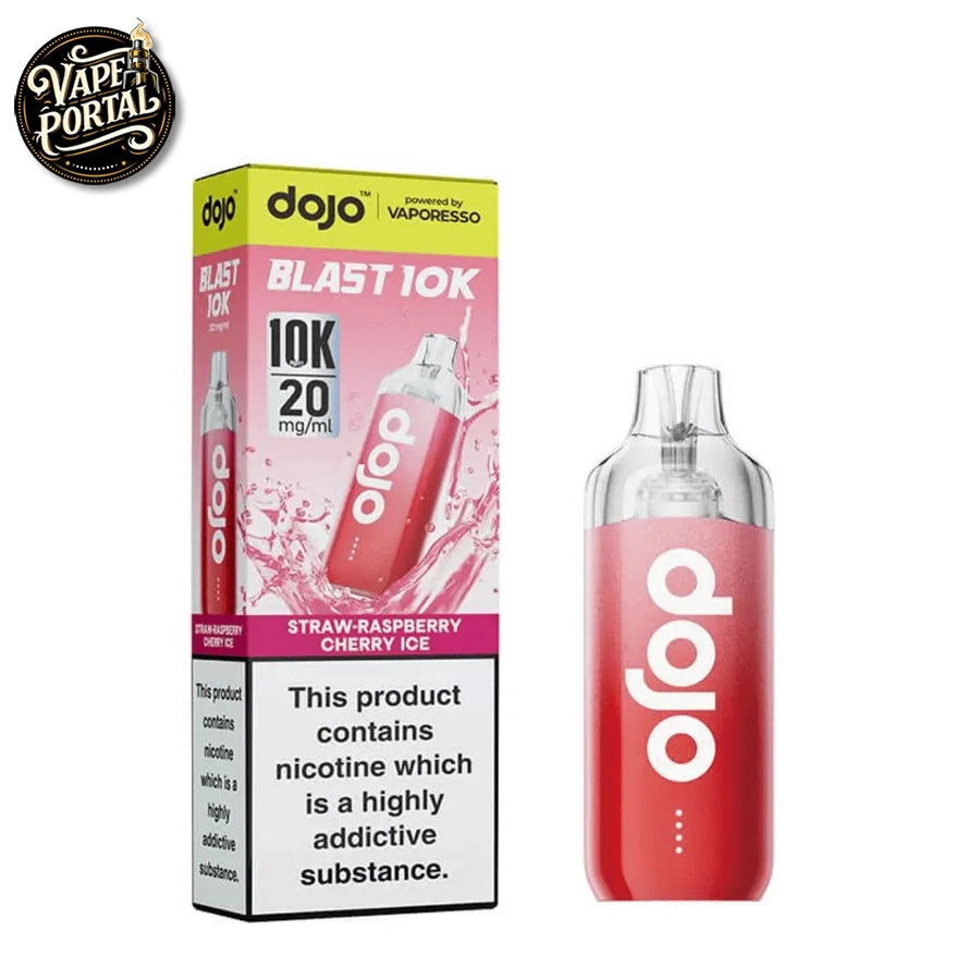 Dojo Blast 10K Vape Kit Strawberry Raspberry Cherry Ice