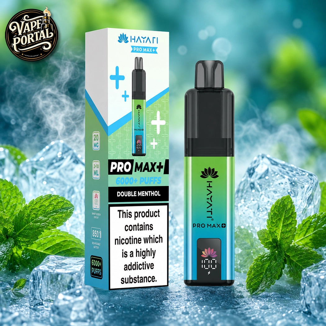 Hayati Pro Max+ 6000 Puffs Double Menthol