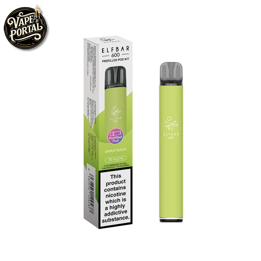 Elf Bar 600 Prefilled Pod Kit Apple Peach