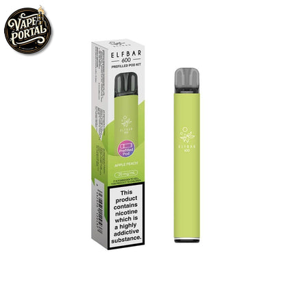 Elf Bar 600 Prefilled Pod Kit Apple Peach