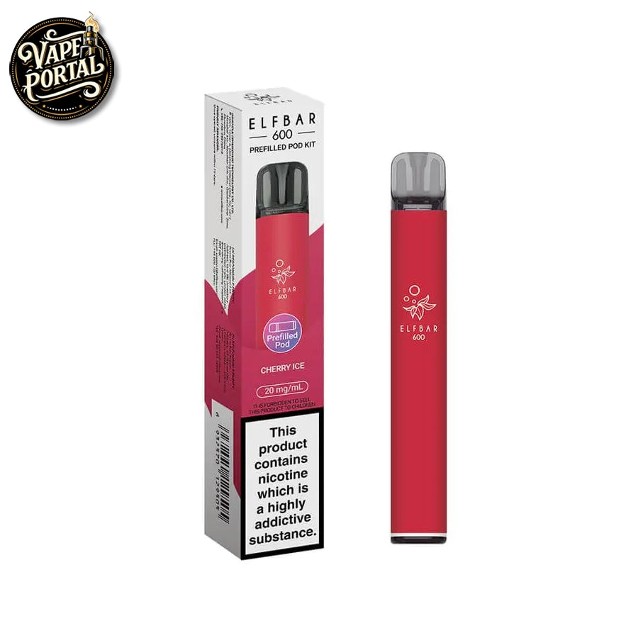 Elf Bar 600 Prefilled Pod Kit Cherry Ice