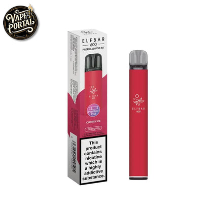 Elf Bar 600 Prefilled Pod Kit Cherry Ice