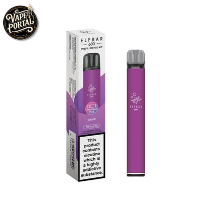 Elf Bar 600 Prefilled Pod Kit Grape