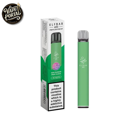 Elf Bar 600 Prefilled Pod Kit Kiwi Passion Fruit Guava