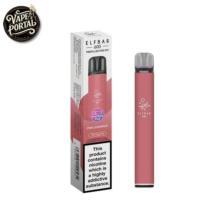Elf Bar 600 Prefilled Pod Kit Pink Lemonade