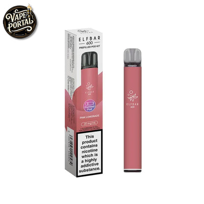Elf Bar 600 Prefilled Pod Kit Pink Lemonade