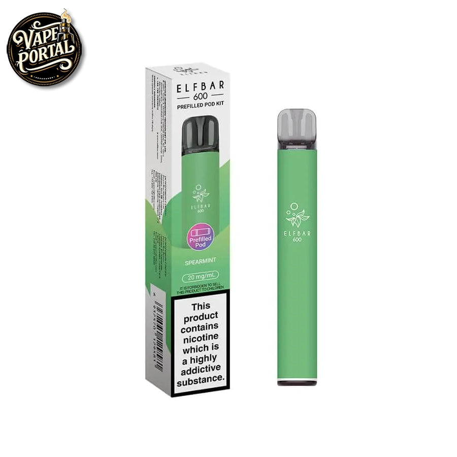 Elf Bar 600 Prefilled Pod Kit Spearmint