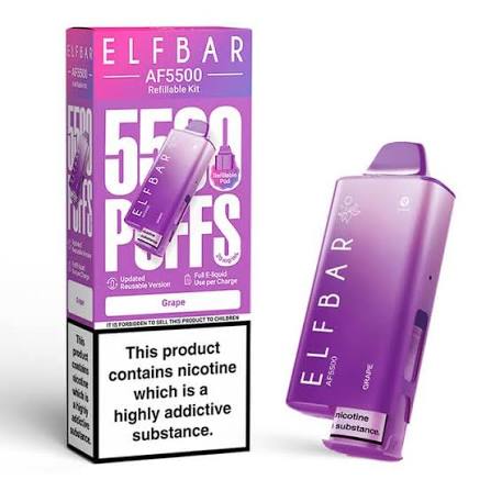 Elf Bar AF5500 Prefilled Pod Kit Grape